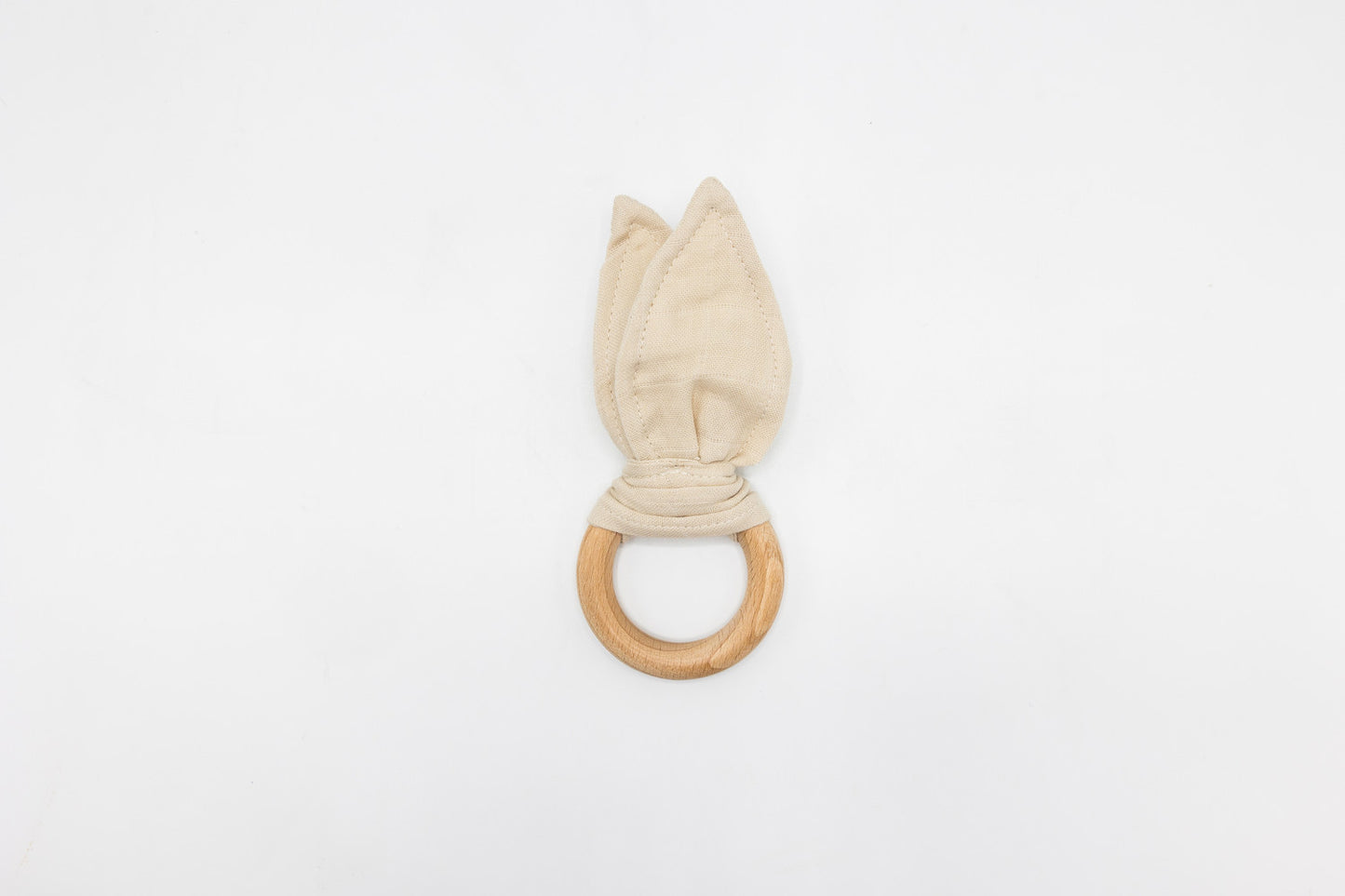 Bunny Ear Teether Almond