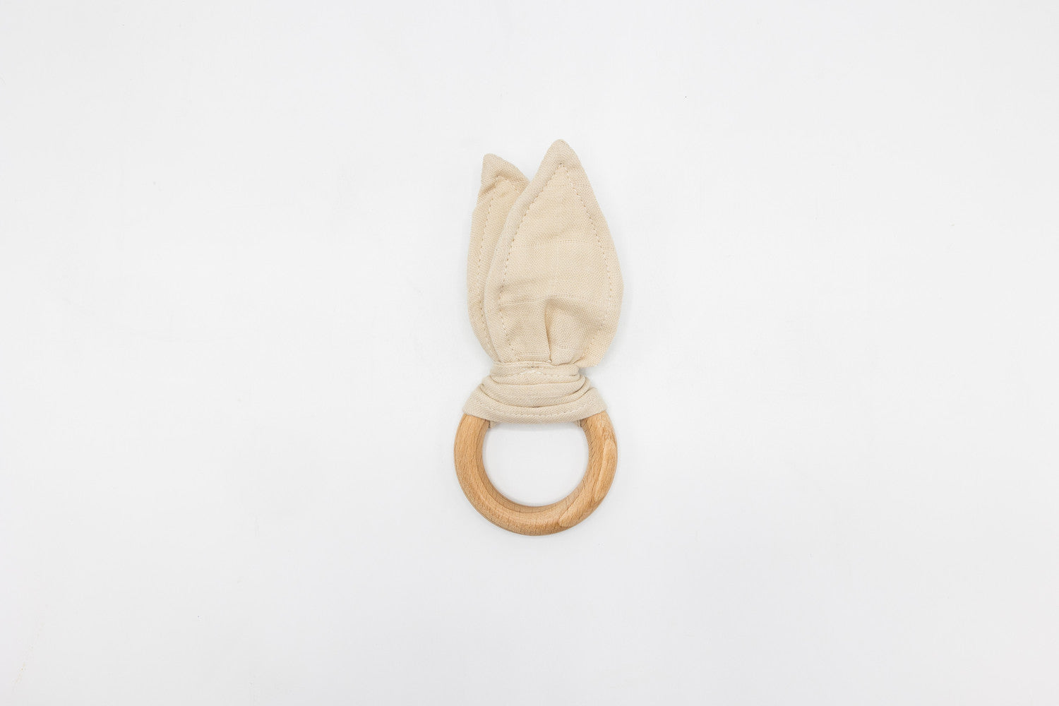Bunny Ear Teether Almond
