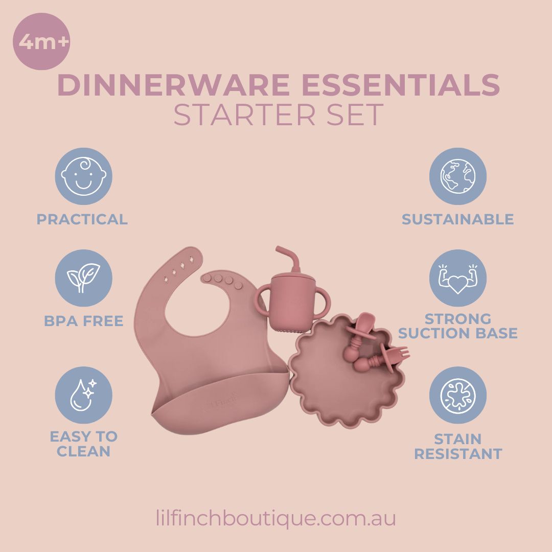 Silicone Dinerware Starter Set_Self Feeding Skills_Suction Plate