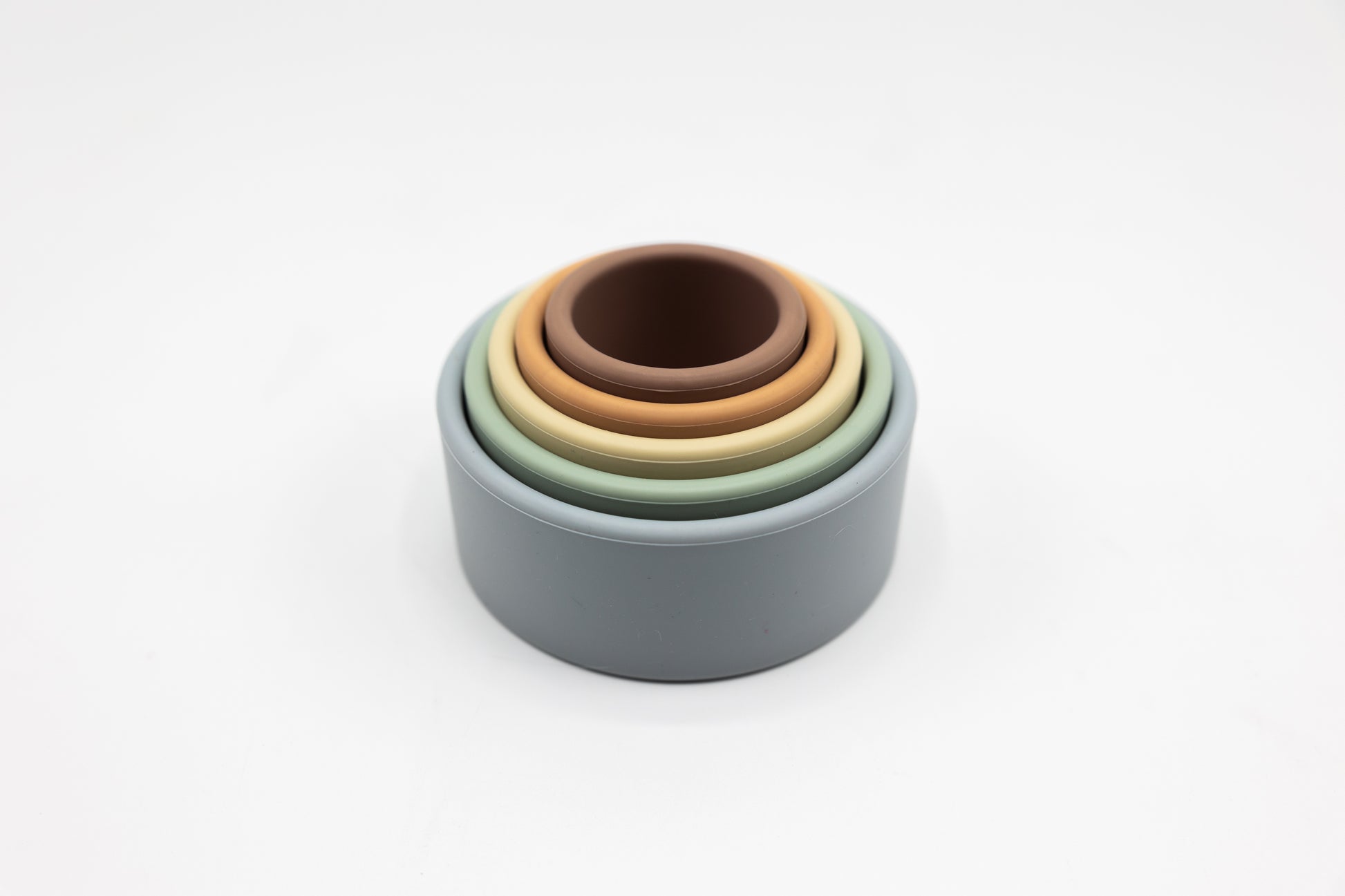 Silicone stacking cups