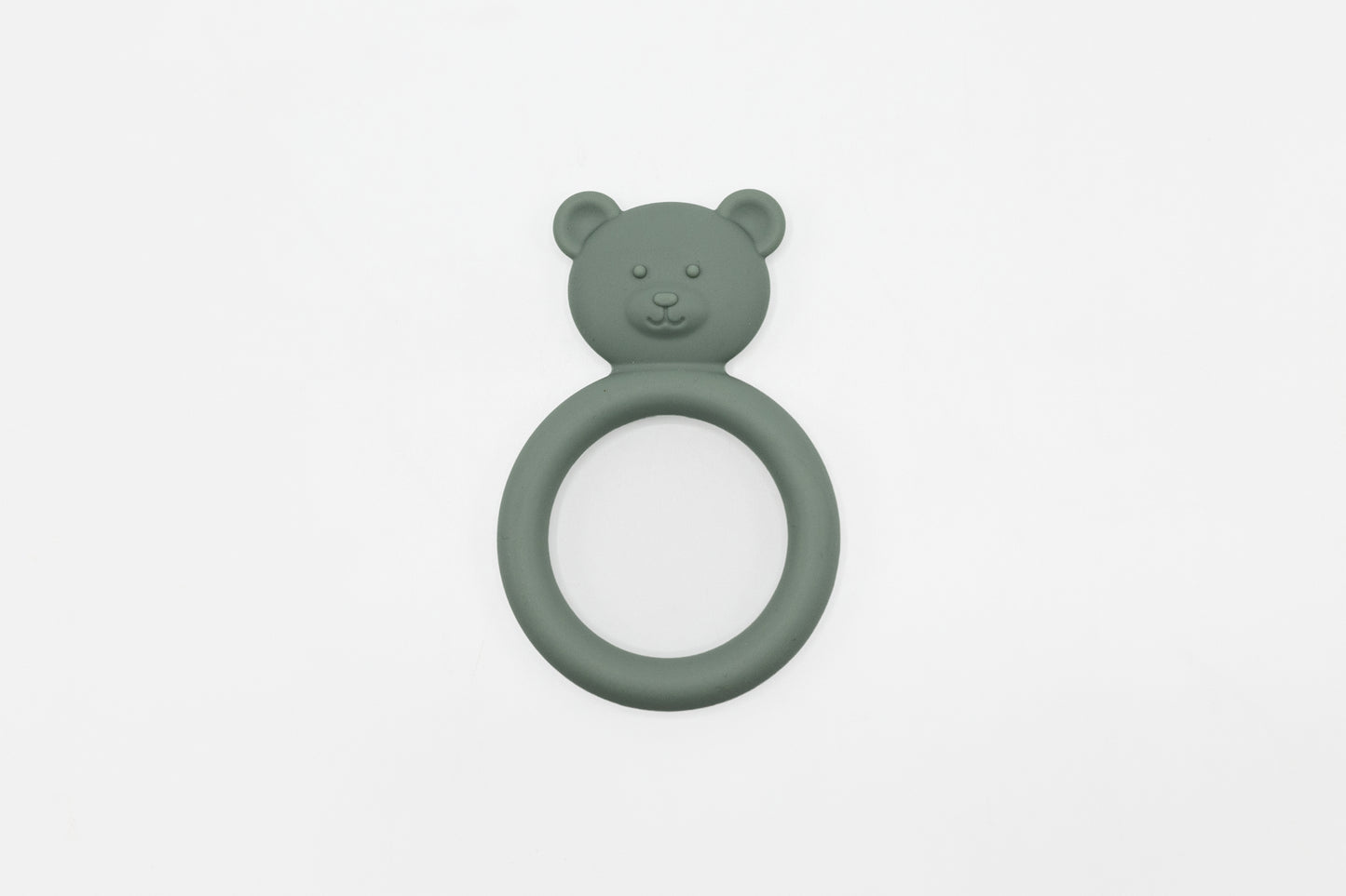 Silicone Bear Teether Sage