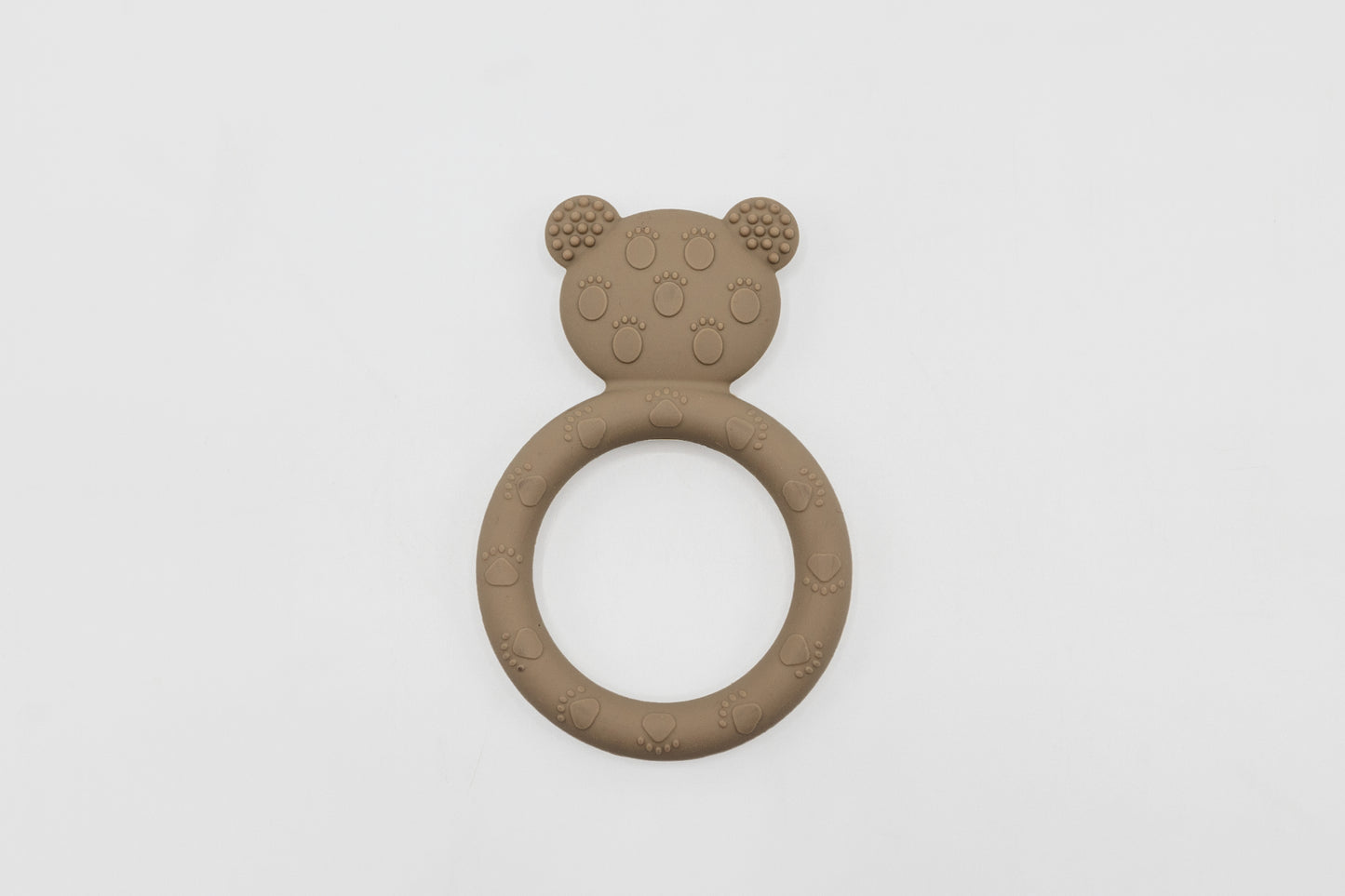 Silicone Bear Teether Sand Back