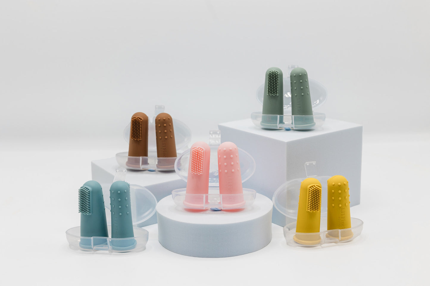 Silicone Finger Toothbrush Twin Pack