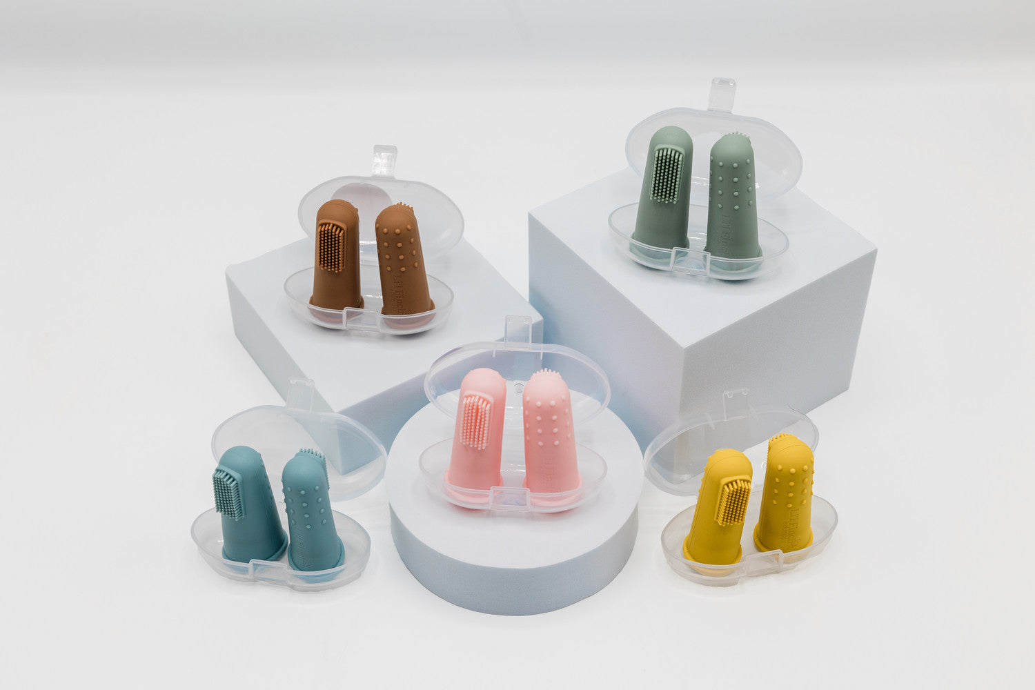 Silicone Finger Toothbrush Twin Pack