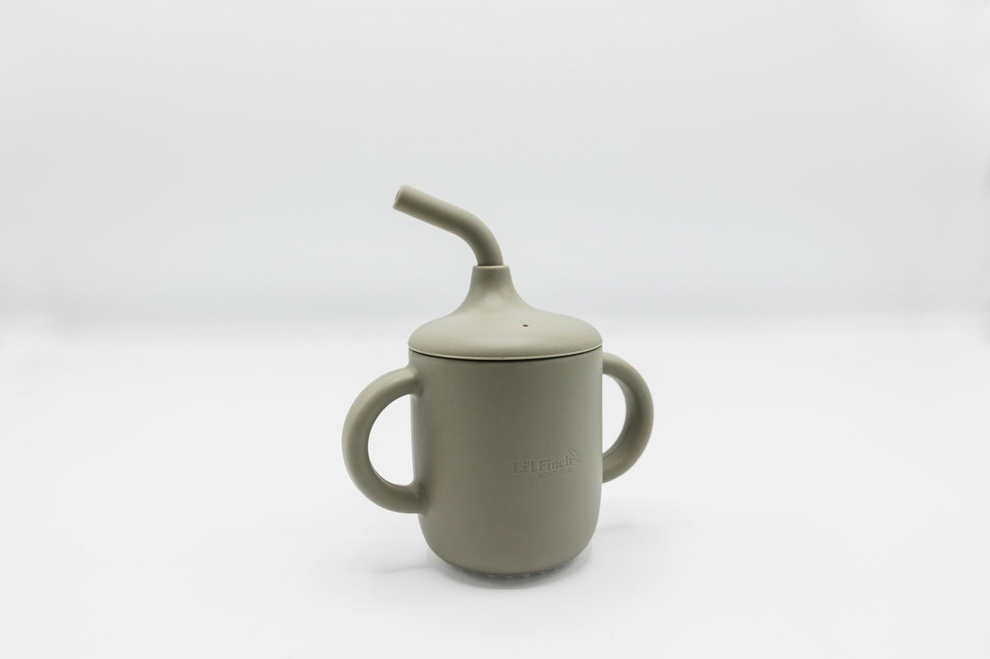 Silicone Sippy Cup with Handles Sage