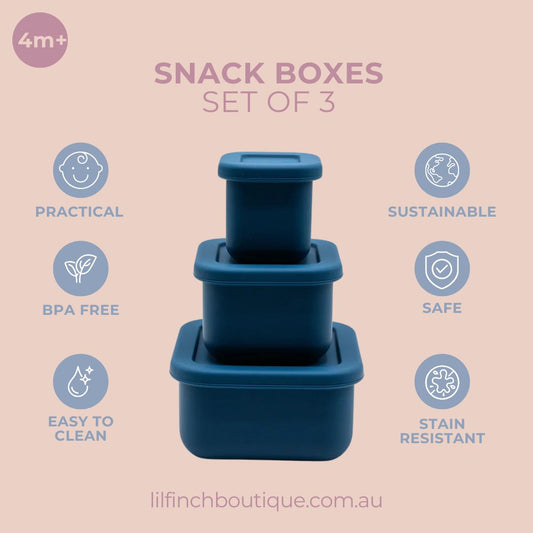 Silicone snack boxes_treats for kids_Silicone preschool treat_silicone school lunch box