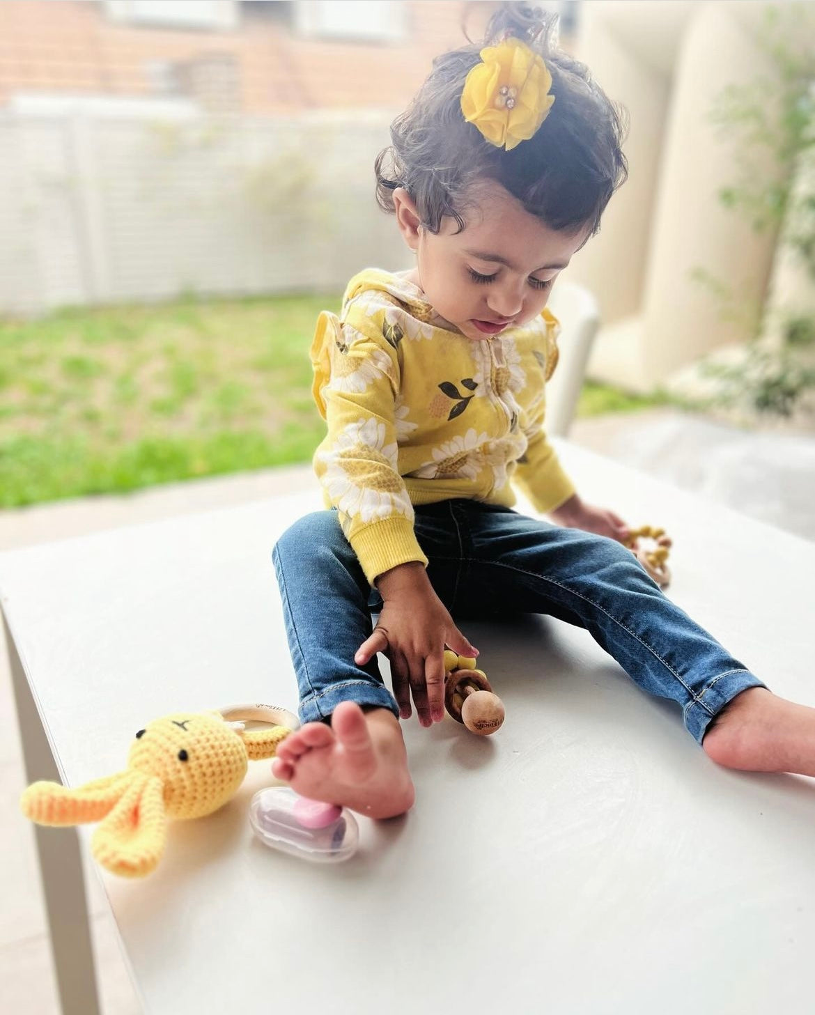 Crochet Bunny_Baby Rattle_baby love