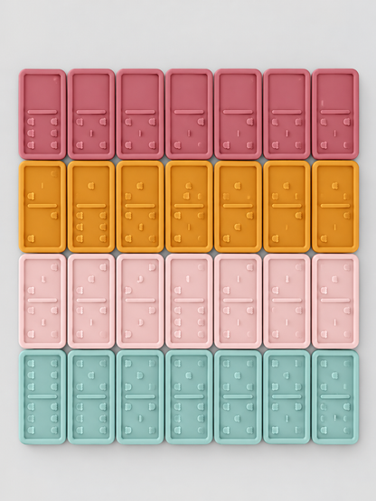 Silicone 28 Piece Dominoes Set for Kids & Toddlers