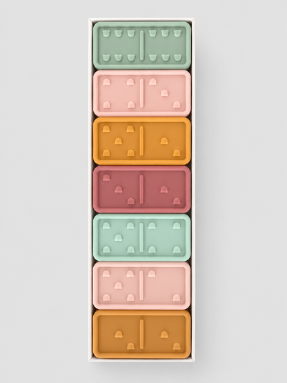 Silicone 28 Piece Dominoes Set for Kids & Toddlers