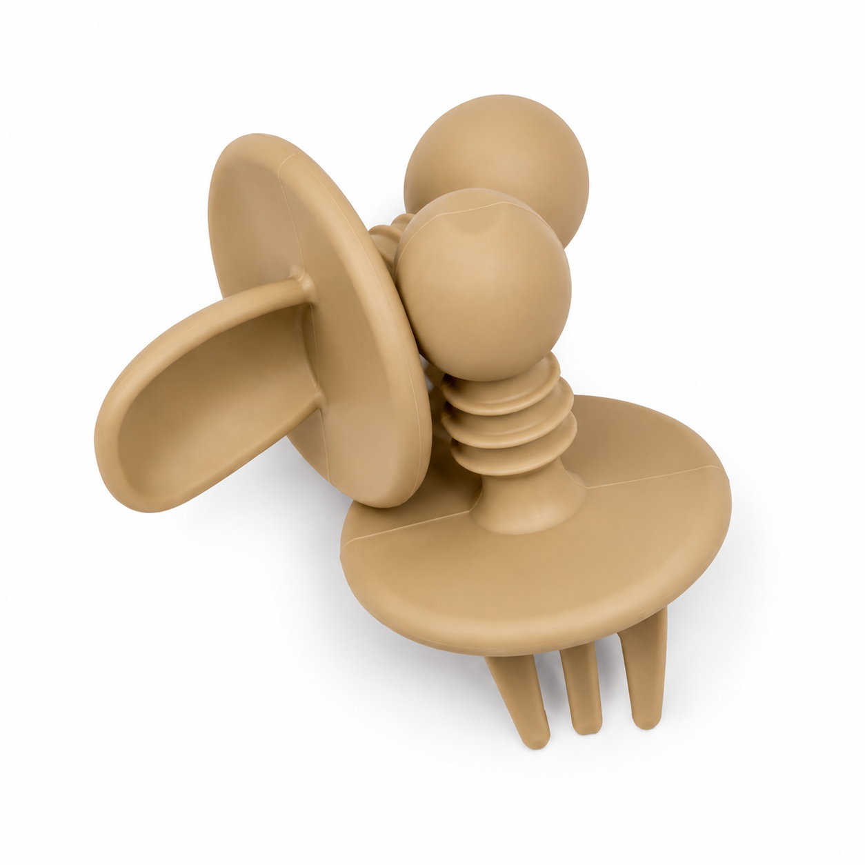 silicone baby easy grip cutlery Latte