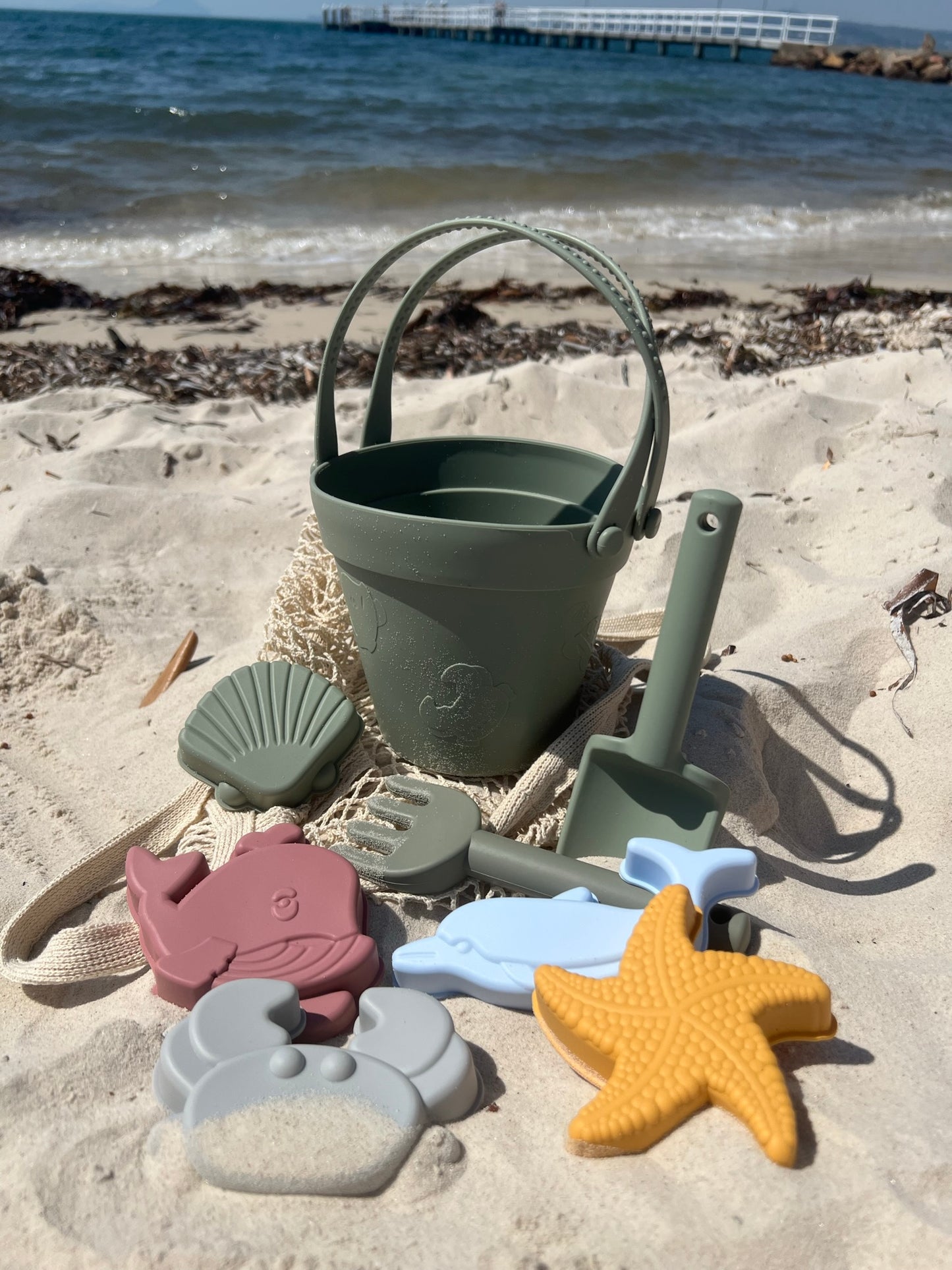 Beach Bucket & Sand Moulding Set