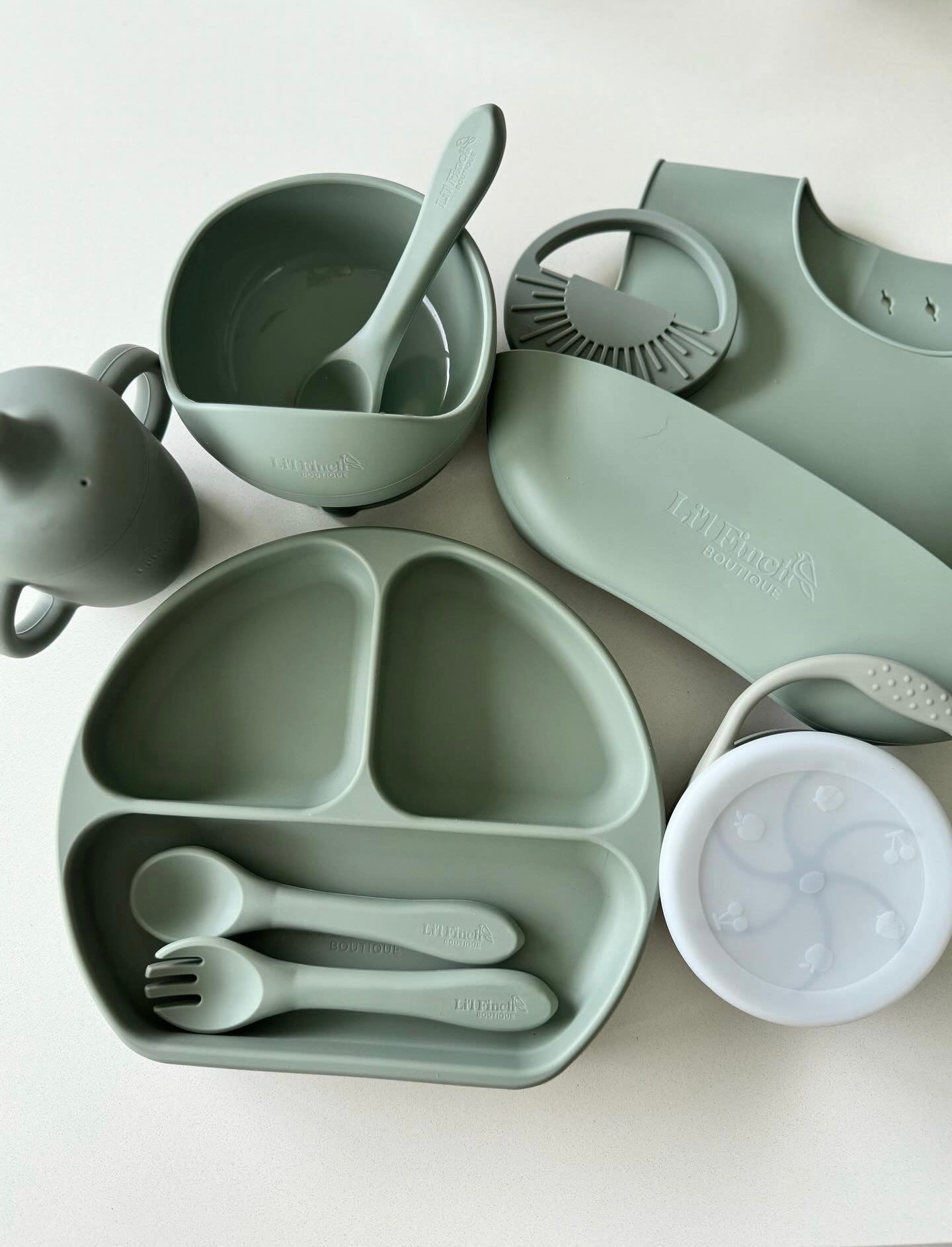 Silicone Ultimate Dinnerware Set Sage