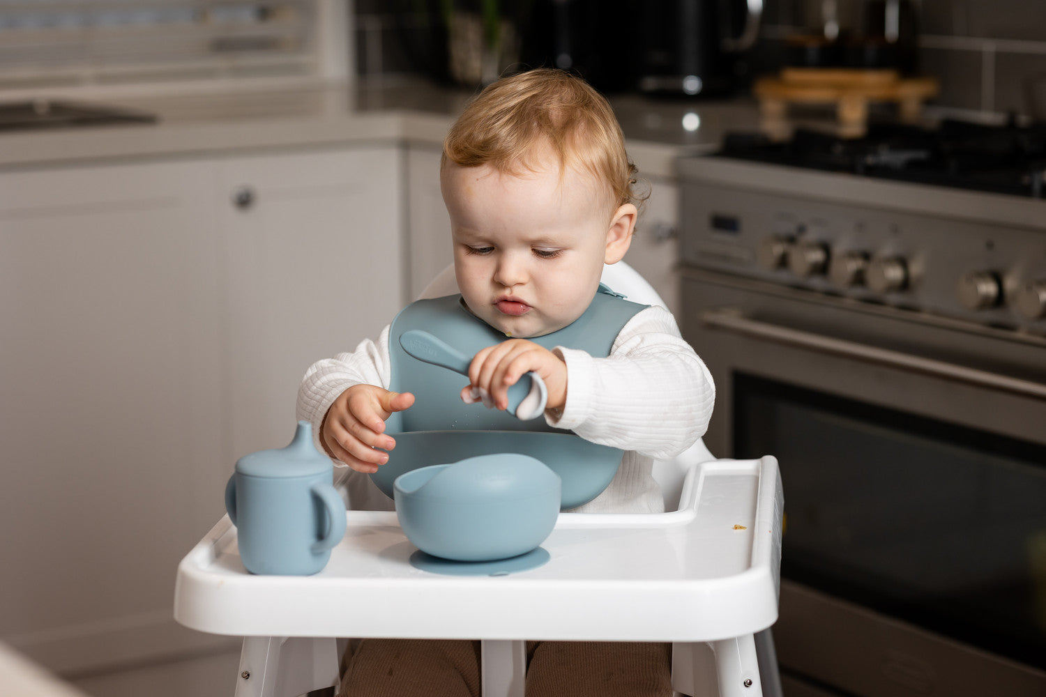 Lil Finch Boutique Dinnerware in action with child