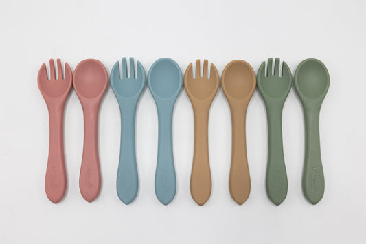 Silicone Fork & Spoon Set