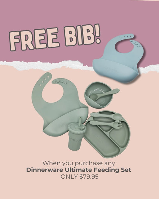 Dinnerware Ultimate Feeding Set with FREE BIB